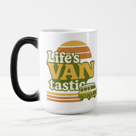 Der VANtastic Retro 70er Van Graphic von Life Verwandlungstasse