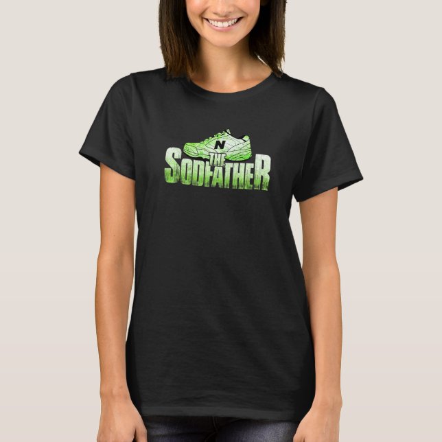 Der Vater, der den Rasenmäher Landscaping entführt T-Shirt (Vorderseite)