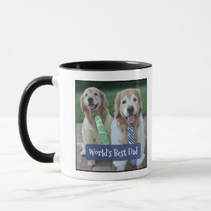 Der Vater-der goldener Retriever-Welt der beste Tasse
