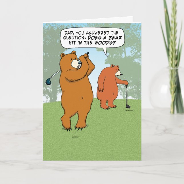 Der Vater der Sonnenbären und der Sohn des Golfens Karte (Vorderseite)