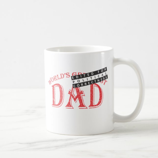Der Vater der Welt Kaffeetasse (Rechts)