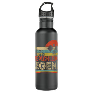 Der Vater des Mannes Der Mythos Die Pickleball-Leg Edelstahlflasche