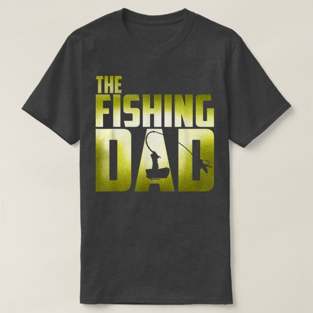 Der Vater Fischfang  T-Shirt (Design vorne)