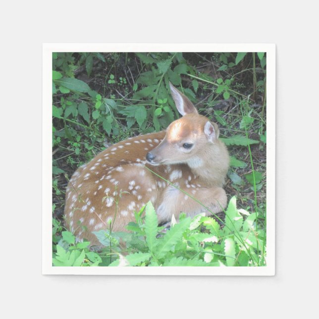 Der Vater im Waldbuch Napkin Serviette (Vorderseite)