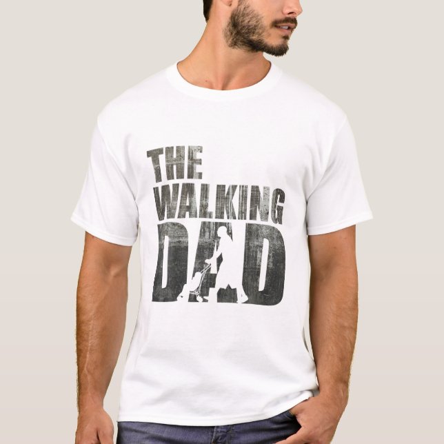 Der Vater-Tochter-Sohn-Vater Papa T-Shirt (Vorderseite)