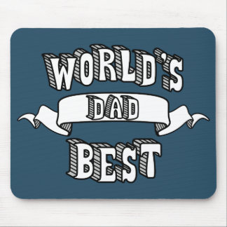 Der Vater-Typografie-Text Mousepad der Welt bester