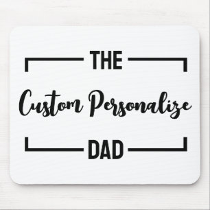Der Vater Vatertag Geburtstagsvater-Brauch Mousepad