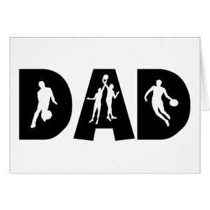 Der Vatertag Basketball-Vater-