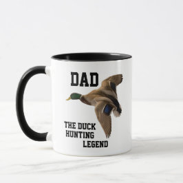 Der Vatertag Vater-Enten-Jagd-Legenden-Stockenten- Tasse