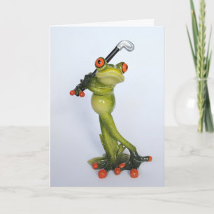 Der Vatertags-Frosch Karte