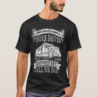 Der Vatertags-Geschenk-Fernlastfahrer T-Shirt