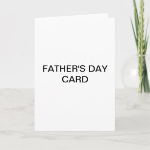 DER VATERTAGS-KARTE KARTE
