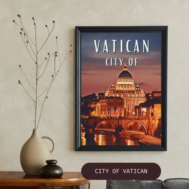 Der Vatikan Poster (Le Vatican : Un petit État, une grande spiritualité. Où l'histoire de l'Église se dévoile à chaque c)