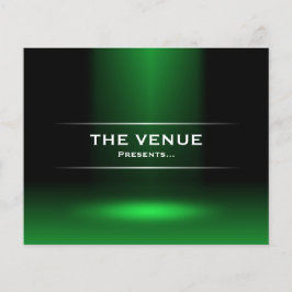 Der Veranstaltungsort - grün Flyer