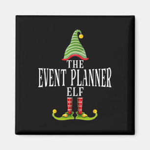 Der Veranstaltungsplaner Elf Funny Matching Pajama Magnet