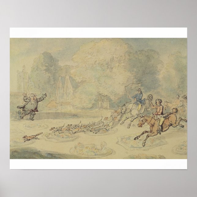 Der verärgerte Botaniker (w/c, Pen & Tinte) Poster (Vorne)