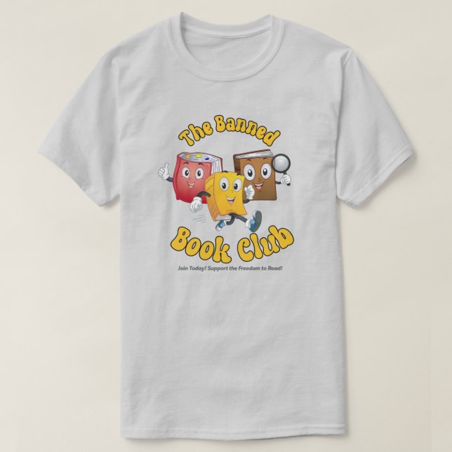 Der verbotene Buchklub T-Shirt (Design vorne)
