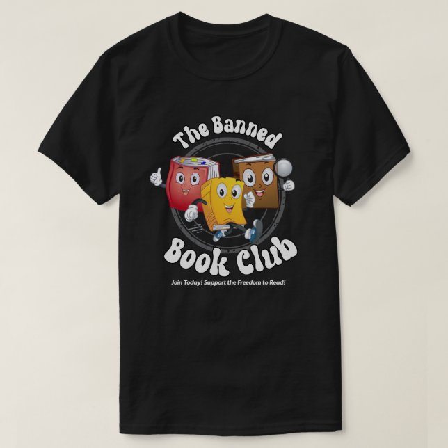 Der verbotene Buchklub T-Shirt (Design vorne)