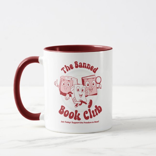 Der verbotene Buchklub Tasse (Links)