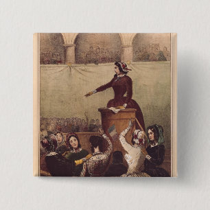 Der Verein der Frauen, c.1848 Button