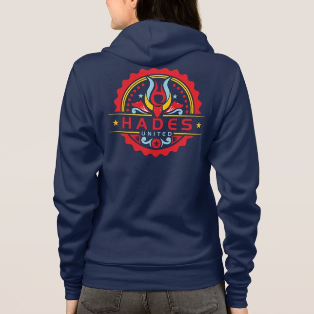 Der vereinigte Hoodie der Frauen Hades (Rückseite)