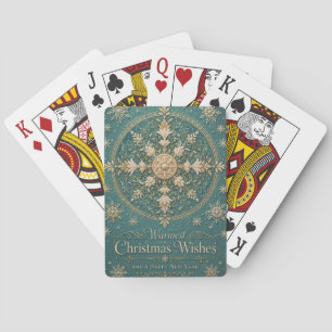 Der vergoldete Frost-Mandala Spielkarten