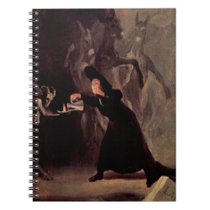 Der verhexte Mann von Francisco Goya 1798 Notizblock