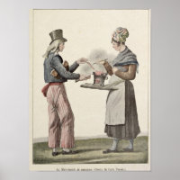 Der Verkäufer der Wurst