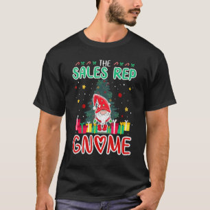 Der Verkaufsvertreter Gnom Weihnachtsbaum Gruppe W T-Shirt