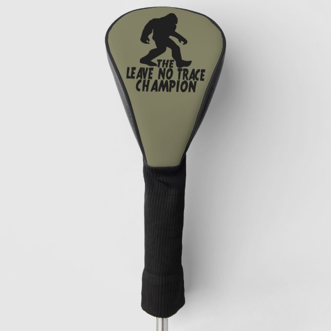 Der Verlass No Trace Champion Funny Bigfoot Golf Headcover (Vorderseite)