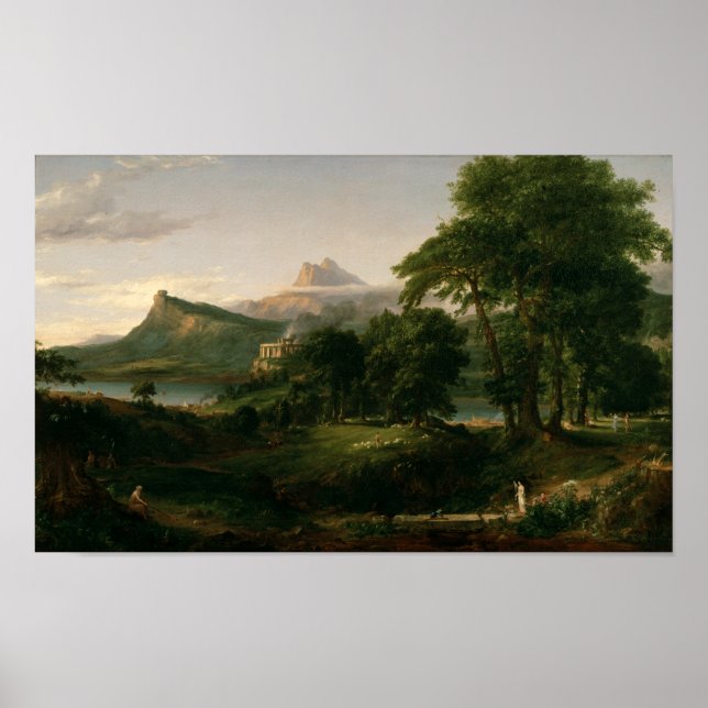 Der Verlauf des Empire: Der Arkadier oder Pastoral Poster (Vorne)
