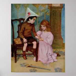 Der verletzte Ritter Poster