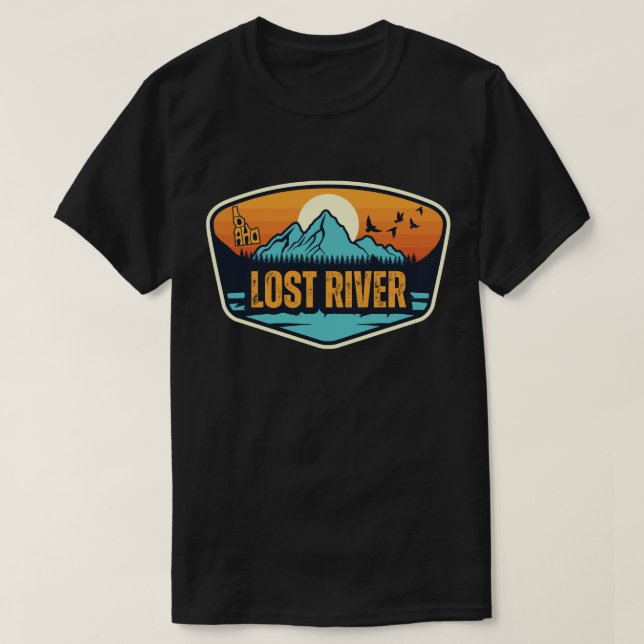 Der verlorene Fluss, Idaho T-Shirt (Design vorne)
