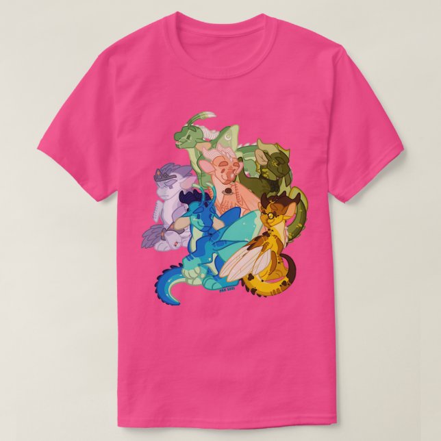Der verlorene Kontinent - Flüge des Feuers T-Shirt (Design vorne)