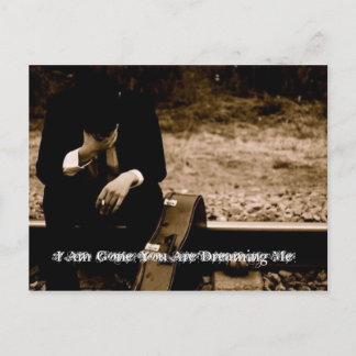 Der verlorene Musiker (Postkarte) Postkarte