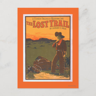 Der verlorene Trail - Comedy-Drama Western Leben Postkarte