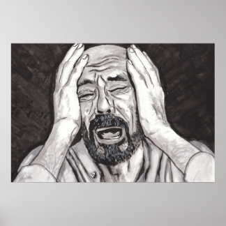 Der Verlust eines Angehörigen, Traurigkeit Poster