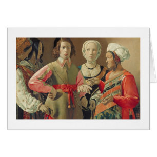 Der Vermögens-Erzähler, c.1630 (Öl auf Leinwand