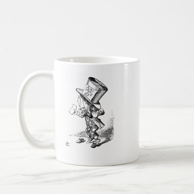 Der verrückte Hatter  Kaffeetasse (Links)