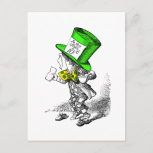 Der verrückte Hutmacher Postkarte