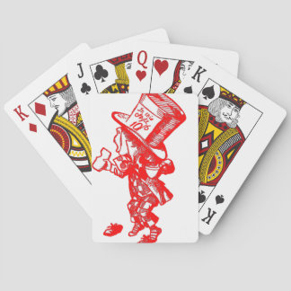 Der verrückte Hutmacher Spielkarten