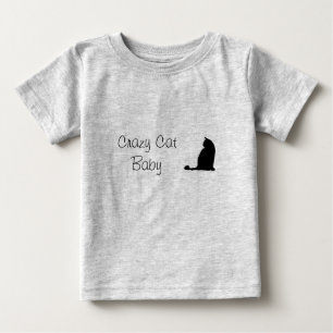 Der verrückte Katzen-Babyoverall! Baby T-shirt