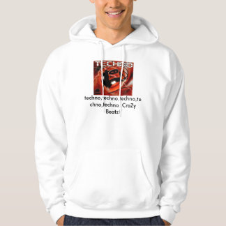 Der verrückte Techno Liebhaber Hoodie