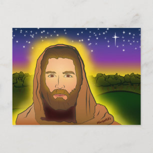 Der verschuldete Herr Jesus Postkarte