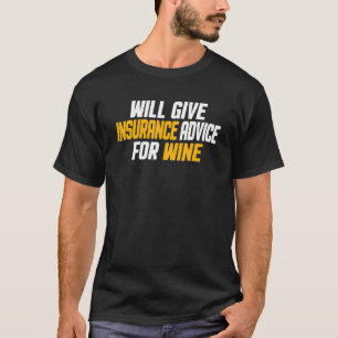 Der Versicherungs-Agent gibt Versicherungsberatung T-Shirt