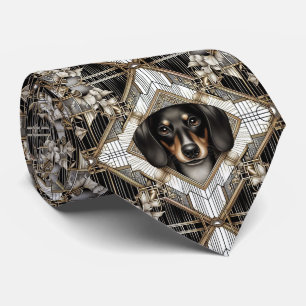 Der verspielt Hunde Liebhaber Dachshund Papa Kra Krawatte