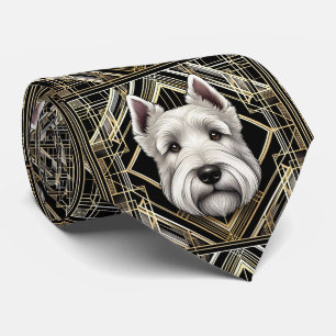 Der verspielte Hundeliebhaber   Scottish Terrier H Krawatte