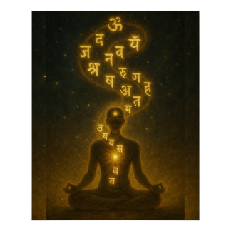 Der versteckte Power von Sanskrit Poster