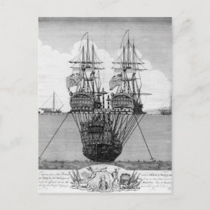 Der Versuch, das HMS Royal zu retten Postkarte