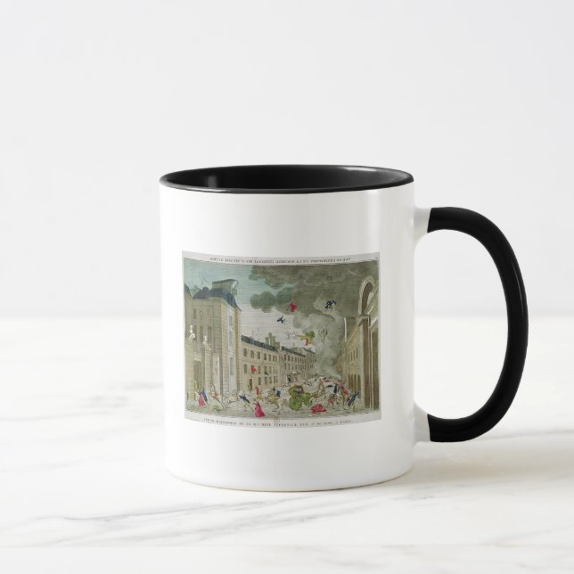 Der versuchte Mord von Napoleon Bonaparte Tasse (Rechts)